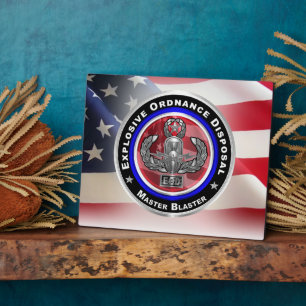 Explosive Ordnance Disposal (EOD) Plaque