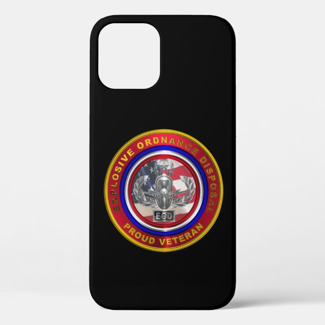 Explosive Ordnance Disposal (EOD) Veteran Case-Mate iPhone Case (Back)