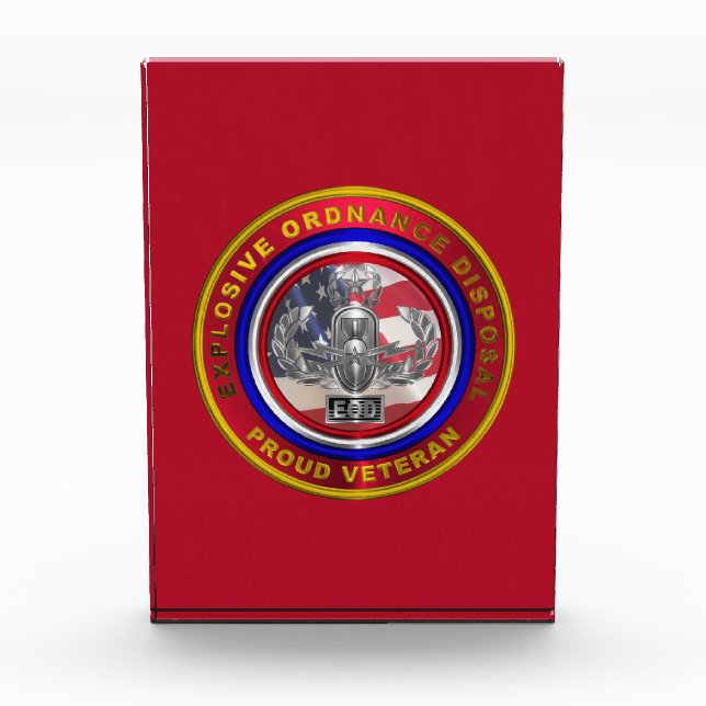 Explosive Ordnance Disposal (EOD) Veteran Photo Block (Front)