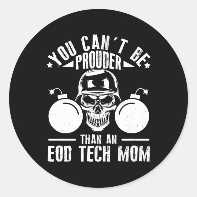 Explosive Ordnance Disposal Master Badge Bomb Squa Classic Round Sticker (Front)