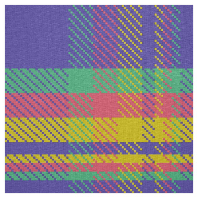 Explosive Plaid CIT Fabric (Swatch)