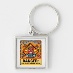 Explosive Temper Trucker ADR Hazmat Key Ring