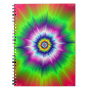 Explosive Tie-Dye Notebook
