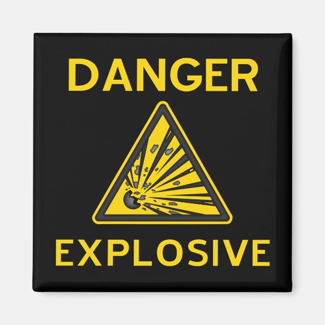 Explosive Warning Magnet (Front)