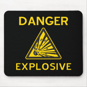 Explosive Warning Mousepad