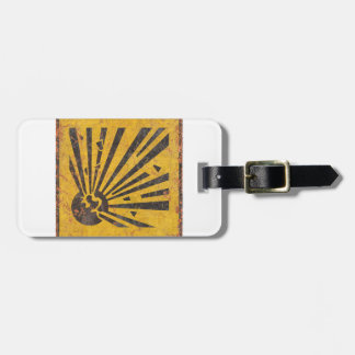 Explosive Warning Sign Luggage Tag