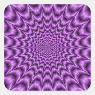 Explosive Web in Purple Sticker