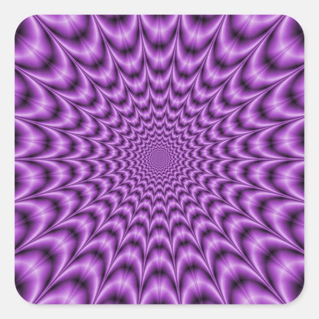 Explosive Web in Purple Sticker (Front)