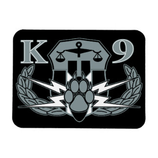 Explosives Detection K-9 Insignia magnet