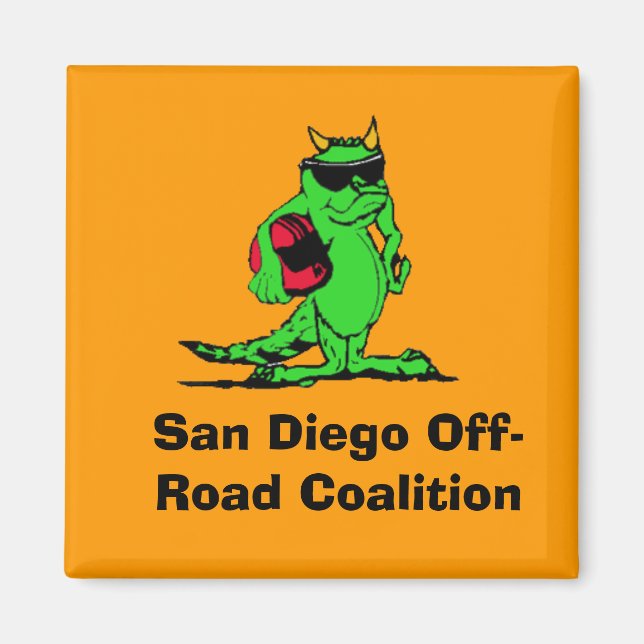 expo_liz, San Diego Off-Road Coalition Magnet (Front)