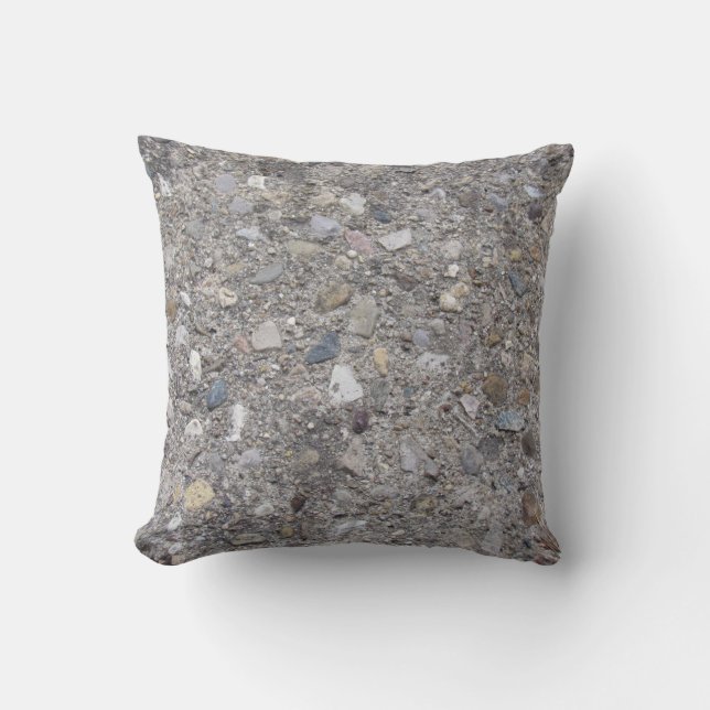 Exposed Aggregate (printed, not made of concrete) Cushion (Front)