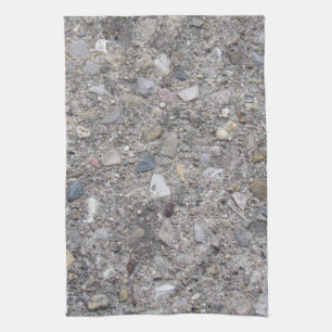 Exposed Aggregate (printed, not made of concrete) Tea Towel