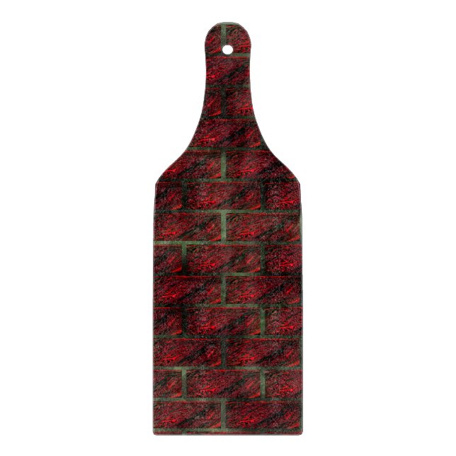 Exposed brick wall or tiles simulating it - fake cutting board (Front)