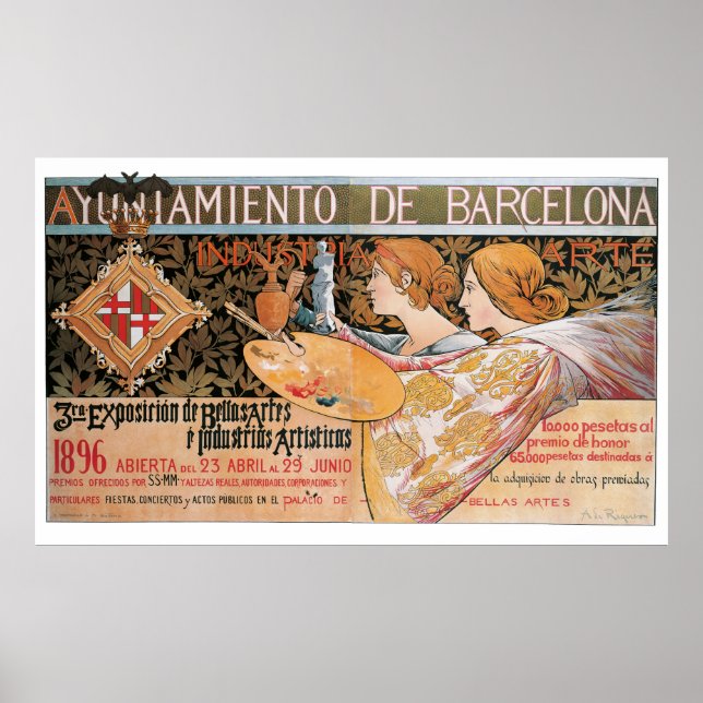 Exposicion de Bellas Artes e Industrias Artisticas Poster (Front)