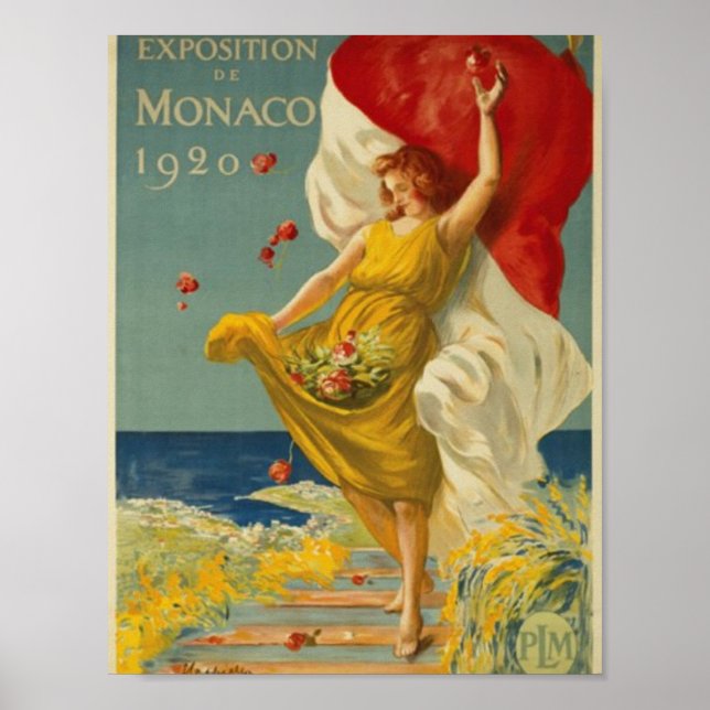 Exposition of Monaco 1920 Poster (Front)