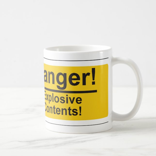 Exposive Contents Coffee Mug (Right)
