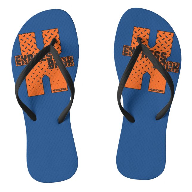 Express Back Women's Flip Flops (Footbed)