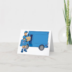 Express Delivery Man Thank You Card