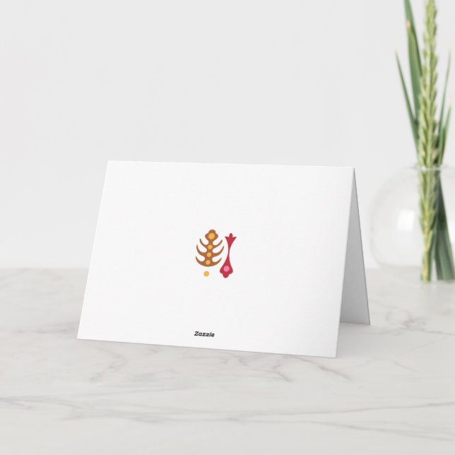 Express Gratitude with Personalised  Card (Back)