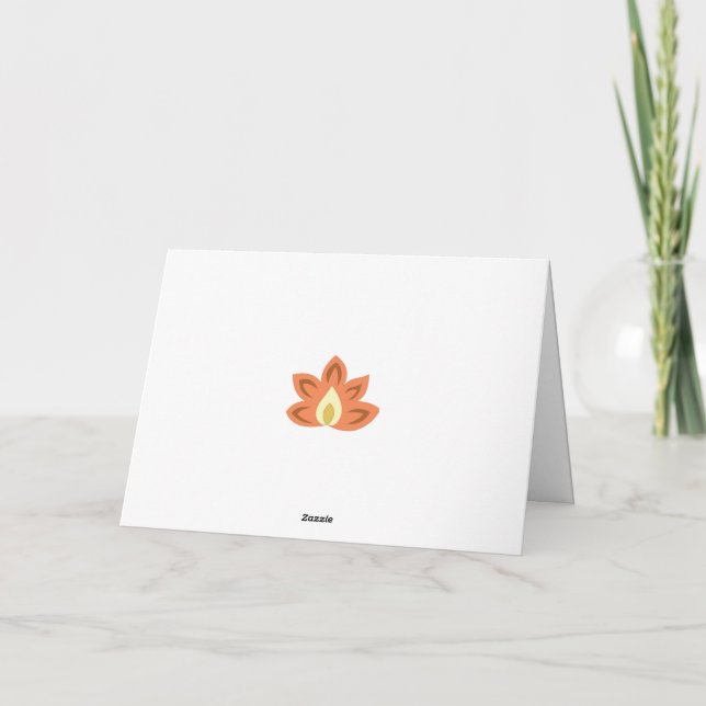 Express Gratitude with Personalised  Card (Back)