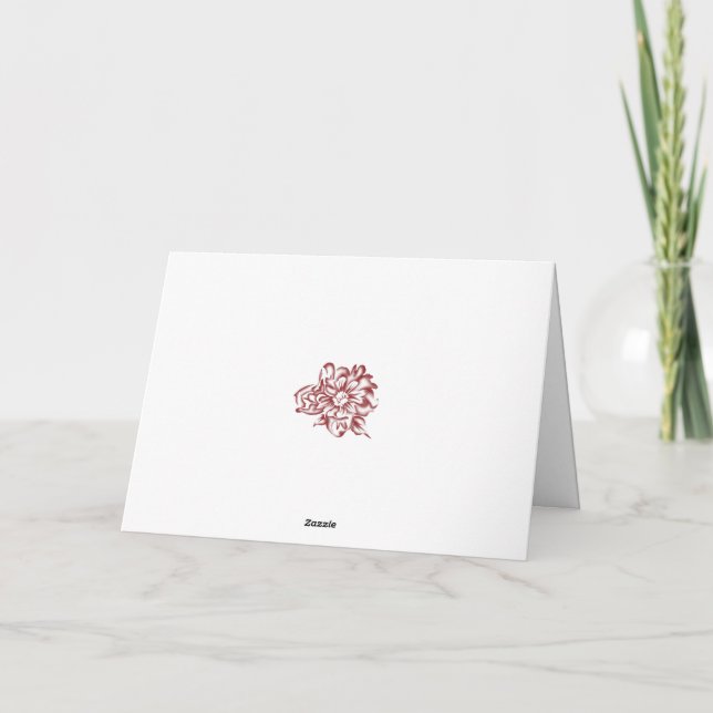 Express Gratitude with Personalised  Card (Back)