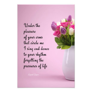 Express Your Love   Beautiful Love Quote Photo Print