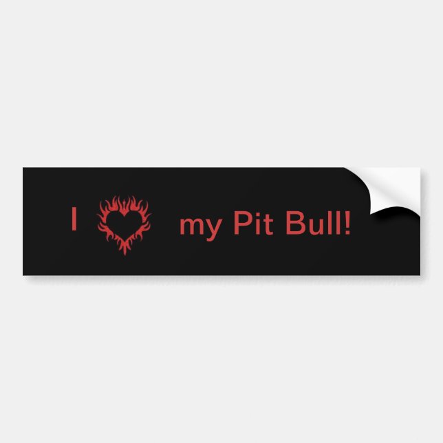 express your love! black and red bumper sticker (Front)
