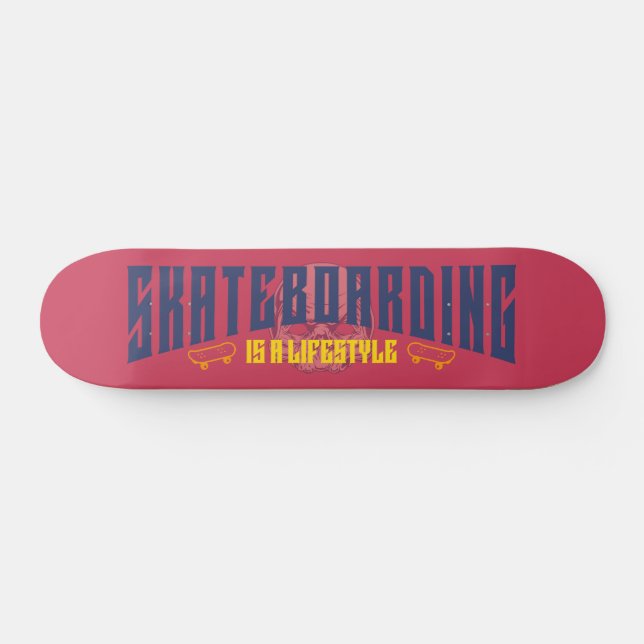Express Your Skateboarding Identity Skateboard (Horz)