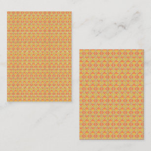 Express your Style with Vibrant Orange and Yellow  Business Card