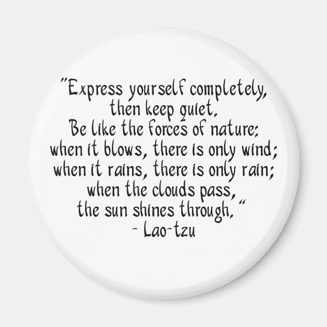 Express yourself completely... magnet (Front)