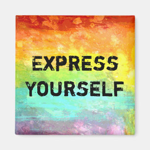 Express Yourself Magnet