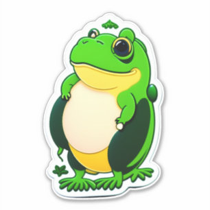 Express Yourself with Frog-themed Stickers