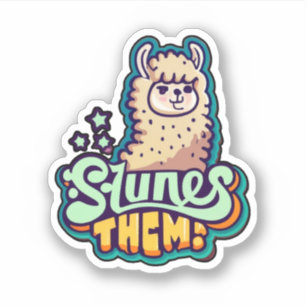 Express Yourself with Llama Vinyl Stickers