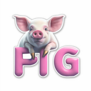 Express Yourself with Pig Stickers