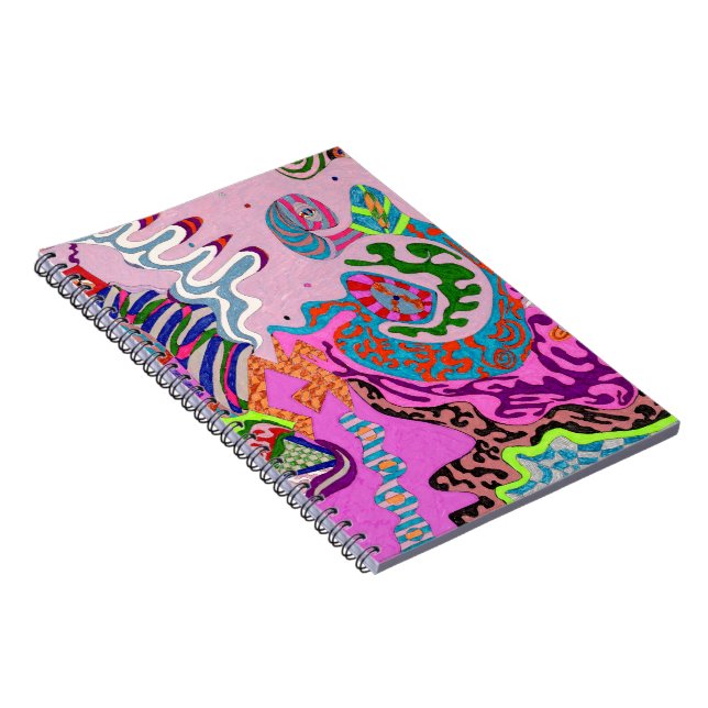 "Expression Fantastic" Abstract Art Notebook (Right Side)