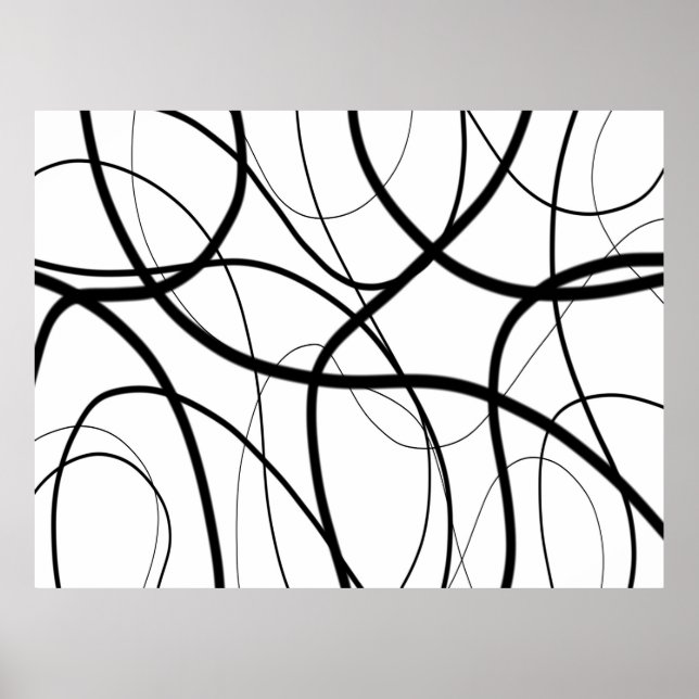 Expression in Black and White  Poster (Front)