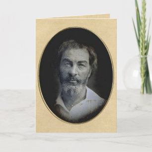 Expression in the Eyes of Walt Whitman Card
