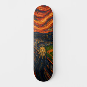 Expressionist Baseball Stadium Skateboard Deck