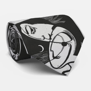 Expressionist Lines – Raw Form Tie