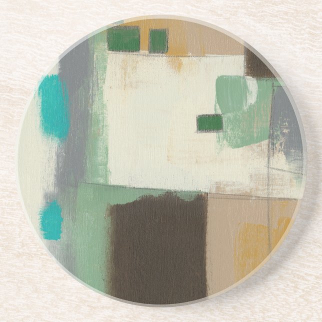 Expressionist Painting with Heavy Brush Strokes Coaster (Front)