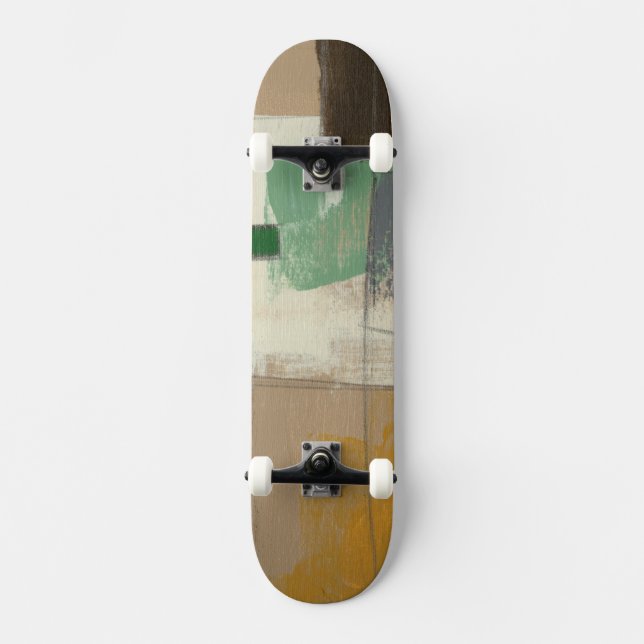 Expressionist Painting with Heavy Brush Strokes Skateboard (Front)