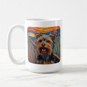 Expressionist Painting Yorkshire Terrier / Yorkie Coffee Mug