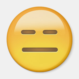Expressionless Face Emoji Magnet