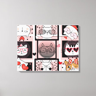 Expressions Canvas Print