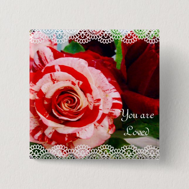 Expressions of Love_ 15 Cm Square Badge (Front)
