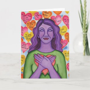 Expressions of self-love card