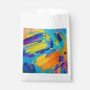 Expressive abstract art design wall decor poster favour bag