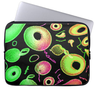 Expressive Colour Pattern Abstract Artistry Laptop Sleeve