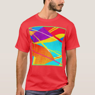 Expressive Colour Pattern T-Shirt