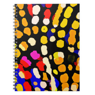 Expressive Colour Play Pattern Notebook